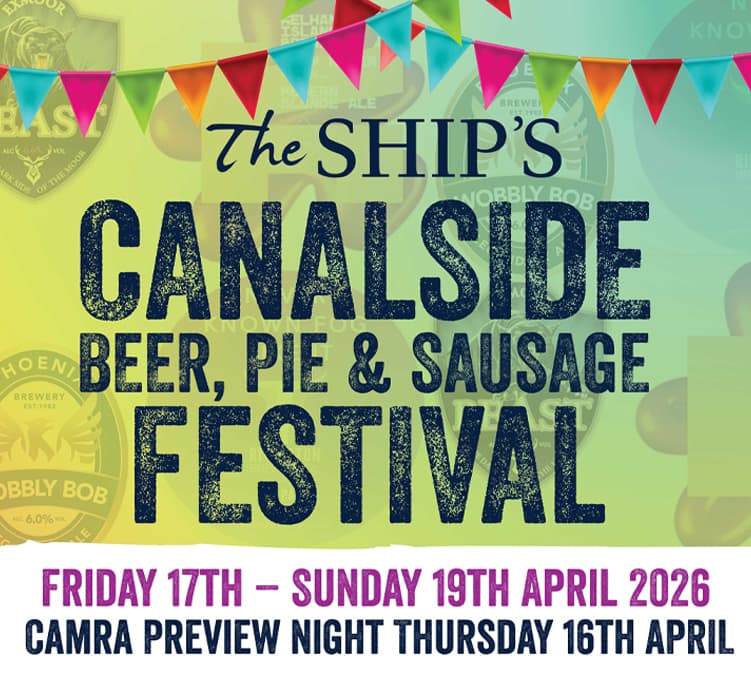 The Ship’s Canalside Beer, Pie &amp; Sausage Festival returns for 2026